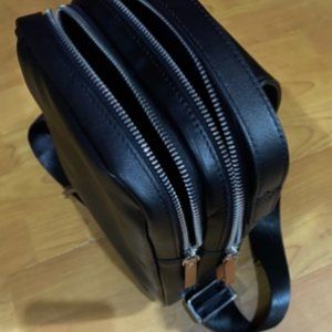 One shoulder backpack casual leather waist bag